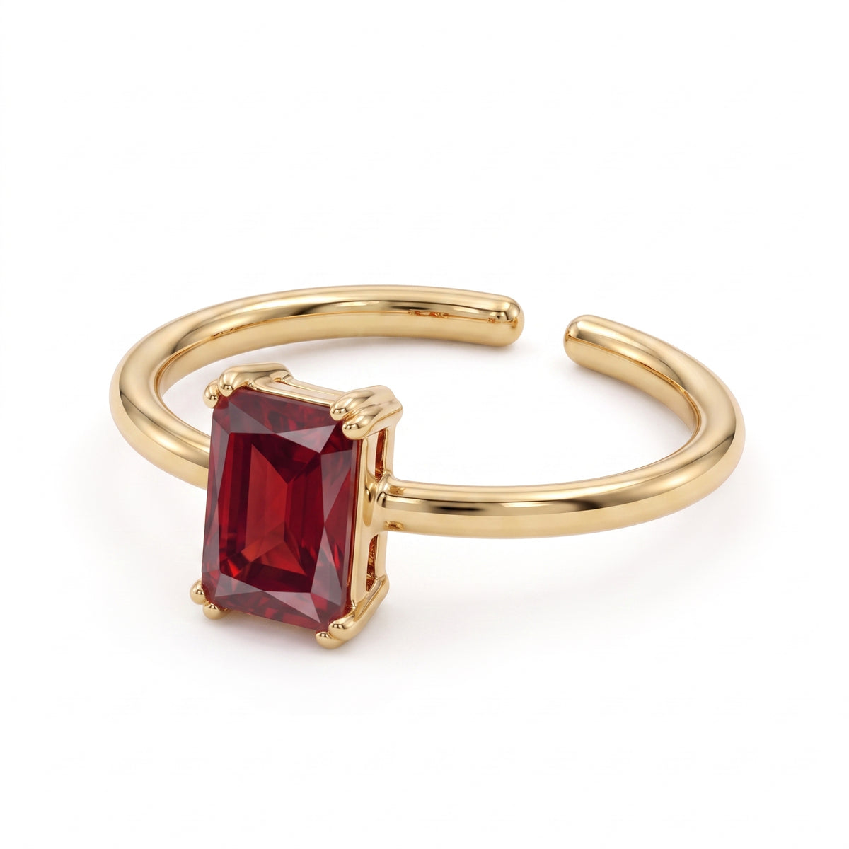 Adjustable BirthStone Ring "Elia"