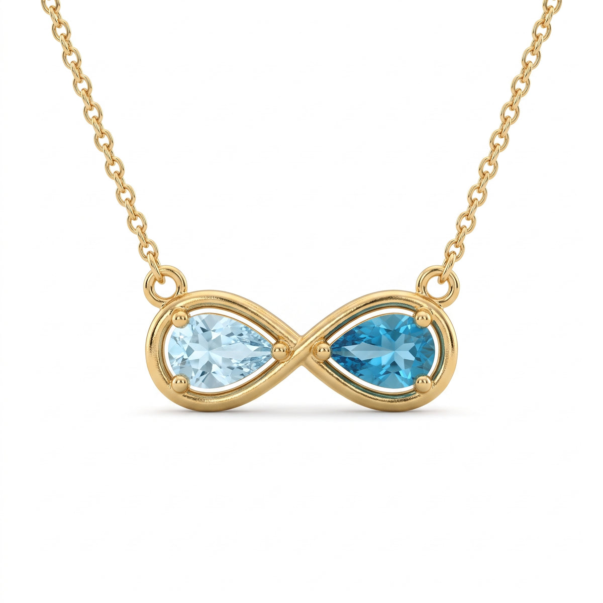 BirthStone Necklace "Infinity"