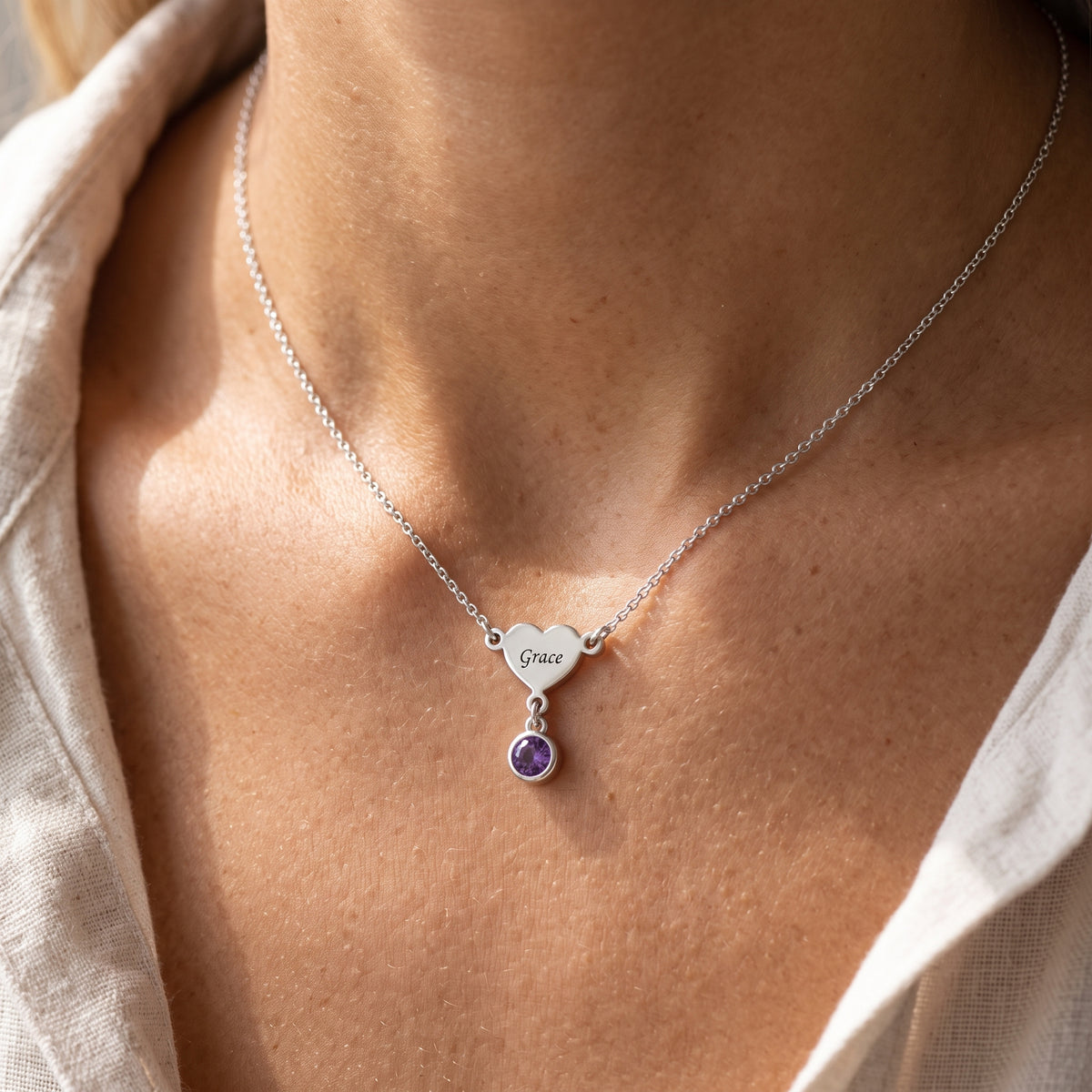 BirthStone Necklace "Wren"